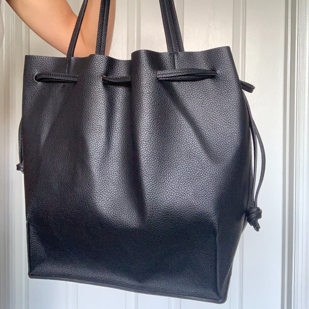 Brandless Black Tote Bag